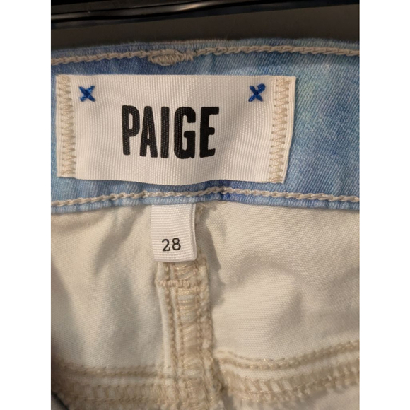 Women's Paige Denim Jeans Size 28 Blue White Tie Dye - Picture 5 of 13